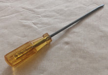 Load image into Gallery viewer, Vintage Flat Head Screwdriver Amber Handle 24cm Slotted Driver Retro Hand Tool
