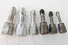 Load image into Gallery viewer, 6 Piece Of Hex Rethreader Tap Set, 1/2 x13, 9/1.6 x 12, 7/16 x 14, 3/8 x 16 etc
