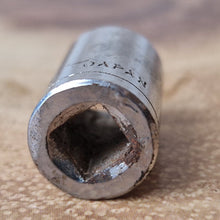Load image into Gallery viewer, Chrome 3/8" drive 6 point socket classic bike car mechanic Made In japan
