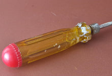 Load image into Gallery viewer, Adaptable screwdriver multi screwdriver with 7 multi bits , Yellow Clear Plastic
