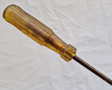 Load image into Gallery viewer, Steadfast amber flat or slotted head screwdriver , 22.5cm long
