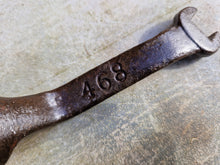 Load image into Gallery viewer, Open and close end spanner wrench marked 468 , small classic vintage garage tool
