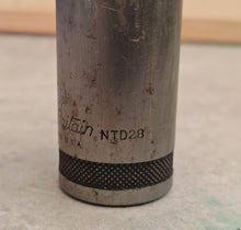 Load image into Gallery viewer, Vintage New Britain 7/8" Socket – NTD28 – Made in U.S.A. – 1/2" Drive – 12 Point
