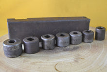 Load image into Gallery viewer, Set of 7 Allen Key Sockets Bits in Tin, Vintage Tool, No Allen Key Included
