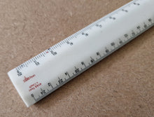 Load image into Gallery viewer, VINTAGE CRAIG BROS SACRISTON RULER RULE - STATIONARY HISTORICAL IN SLEEVE CASE
