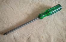 Load image into Gallery viewer, Title: Draper Phillips Screwdriver No.3 – Green Handle – Heavy Duty – 27cm

