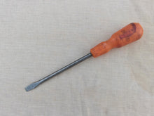 Load image into Gallery viewer, Draper Flathead Screwdriver – Orange Handle – 26cm Long – Vintage Tool
