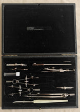 Load image into Gallery viewer, Vintage Harling London Technical Drawing Instrument Set Drafting Compass &amp; Tool
