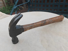 Load image into Gallery viewer, Vintage Claw Hammer – 32.5cm Long – Wooden Handle – Classic Carpentry Tool
