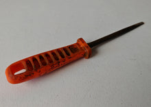 Load image into Gallery viewer, Vintage Orange Plastic Handle Slotted Screwdriver - 22.5cm Flat Head Tool
