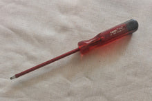 Load image into Gallery viewer, Vintage Kamasa Tools Flat Head Screwdriver 18.5cm Red Handle Slotted Driver
