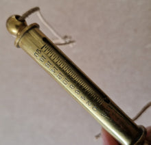 Load image into Gallery viewer, Vintage Resilient Brass Sprung Pocket Hanging Scales antique collectable gift
