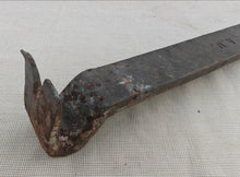 Load image into Gallery viewer, Vintage Heavy Duty Pry Bar / Nail Puller – 33.5cm Long – Marked A.M.
