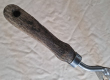 Load image into Gallery viewer, Vintage Gardening Hand Fork Cultivator Gardener Tool , wooden handle
