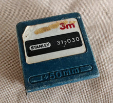 Load image into Gallery viewer, Vintage Stanley 31-030 Measuring Tape , 3m Length Retractable Pocket Tape , Tool

