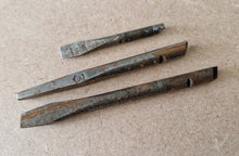 Load image into Gallery viewer, 3 x Stanley spiral ratchet screwdriver bits vintage tool parts
