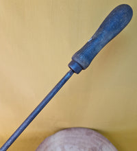 Load image into Gallery viewer, Vintage  Wood / Metal Work Files Tool, wooden handle, 40cm Long
