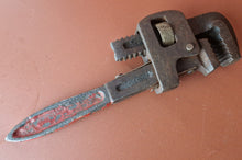 Load image into Gallery viewer, Vintage No.8 Pipe Wrench Made In England , Old School Tool

