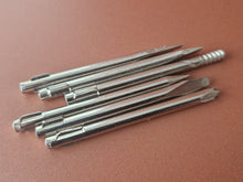 Load image into Gallery viewer, Adaptable screwdriver multi screwdriver with 7 multi bits , Yellow Clear Plastic
