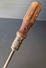 Load image into Gallery viewer, Antique Millers Falls Co. No 63 Ratcheting Screwdriver Wooden Handle Made In USA
