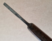Load image into Gallery viewer, Vintage Cast Steel Wooden Handle Chisel Marked A D Roberts Carpenter  Tool
