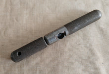 Load image into Gallery viewer, Vintage Tap Wrench / T-Handle Holder – 14cm Long – Knurled Steel Hand Tool
