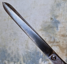 Load image into Gallery viewer, The Ridge Rimmer Long Dress Making Taylors Shears  Scissors , Vintage 28cm Long
