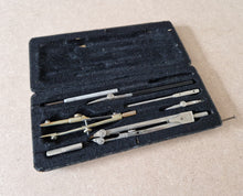 Load image into Gallery viewer, Vintage Architectural Technical Draughtsman Drawing Instrument Set in Case
