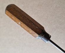 Load image into Gallery viewer, Vintage Wooden Handle Screwdriver Slotted Flat Head RARE Tool 17.5cm long
