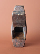Load image into Gallery viewer, Antique Beech Wood Coffin Shaped Hand Plane Carpentry Woodworking Tool Cast Stee

