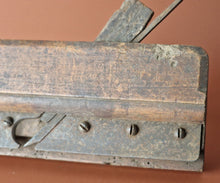 Load image into Gallery viewer, Vintage antique wooden moulding plane old woodworking tool with blade
