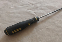 Load image into Gallery viewer, Stanley Flat Head Screwdriver 27cm Long Reach Vintage Hand Tool Slotted Driver
