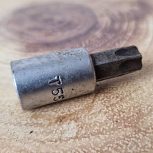 Load image into Gallery viewer, Vintage T55 Male Torx Bit Star Socket 3/8" Drive Standard Internal

