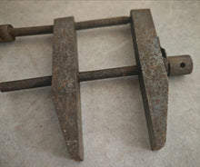 Load image into Gallery viewer, Vintage Toolmaker’s Parallel Clamp – Adjustable Engineer’s Steel Clamp – Used
