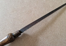 Load image into Gallery viewer, Vintage Pad Saw Wooden Handle With Brass Ferrule 31.5cm Long
