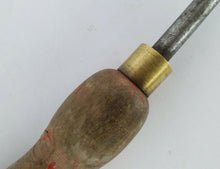 Load image into Gallery viewer, Vintage Wooden Handled Slotted Screwdriver, 28.5cm Long, Old used hand tool
