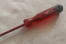 Load image into Gallery viewer, Vintage Kamasa Tools Flat Head Screwdriver 18.5cm Red Handle Slotted Driver

