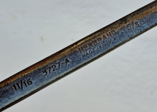 Load image into Gallery viewer, Vintage spanner, ring tool, Herbrand 3727A, USA, 11/16" car repair tool
