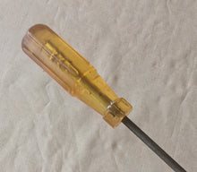 Load image into Gallery viewer, Vintage Flat Head Screwdriver Amber Handle 24cm Slotted Driver Retro Hand Tool
