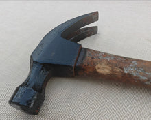 Load image into Gallery viewer, Vintage Claw Hammer – 32.5cm Long – Wooden Handle – Classic Carpentry Tool
