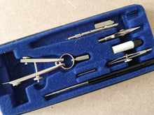 Load image into Gallery viewer, Vintage Pythag drafting compass drawing set In Case
