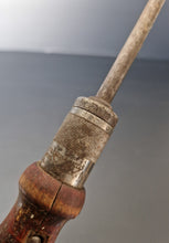 Load image into Gallery viewer, Antique Millers Falls Co. No 63 Ratcheting Screwdriver Wooden Handle Made In USA
