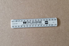 Load image into Gallery viewer, VINTAGE TT PUMPS PLASTIC RULER Advertising Promotion British Made Rule White
