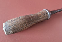 Load image into Gallery viewer, Vintage CARPENTERS Wooden handled slotted Screwdriver 36.5cm long
