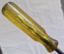 Load image into Gallery viewer, Swordfish Brand 5000v amber handle flat or slotted head screwdriver 24.5cm long
