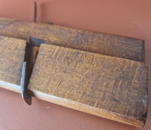 Load image into Gallery viewer, Antique wooden moulding plane old woodworking plane tool , Vintage Old Used
