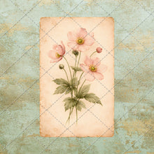 Load image into Gallery viewer, Vintage Scrapbook Ephemera Kit – 30 Antique Printable Papers, Junk Journal Collage Pack, Old Labels, Letters &amp; Botanical PNG PDF Download
