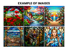 Load image into Gallery viewer, Stained Glass Art Images on cd, 300+ Self Created Graphics Images for Arts Craft
