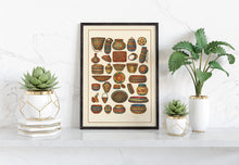 Load image into Gallery viewer, Colorful Tribal Baskets &amp; Pottery Wall Art – Digital Download | A4 JPEG &amp; PDF File
