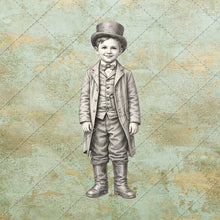 Load image into Gallery viewer, Victorian Children Clipart Bundle PNG, Antique Kids Fussy Cuts, Vintage Paper Doll Images, Junk Journal Ephemera Kit
